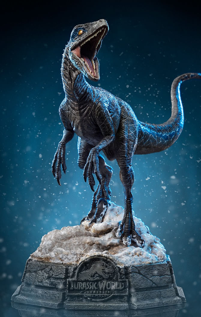 Dinosaurio jurassic world blue on sale