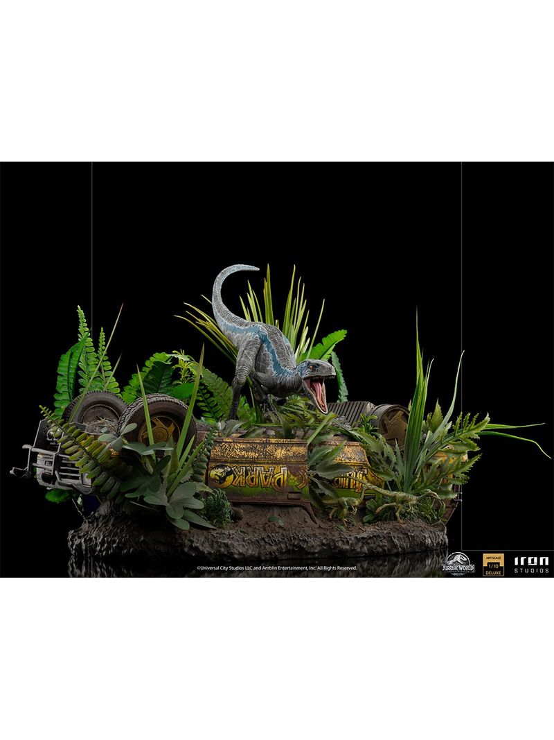 Figurine Iron Studios Velociraptor B Blue - Jurassic World