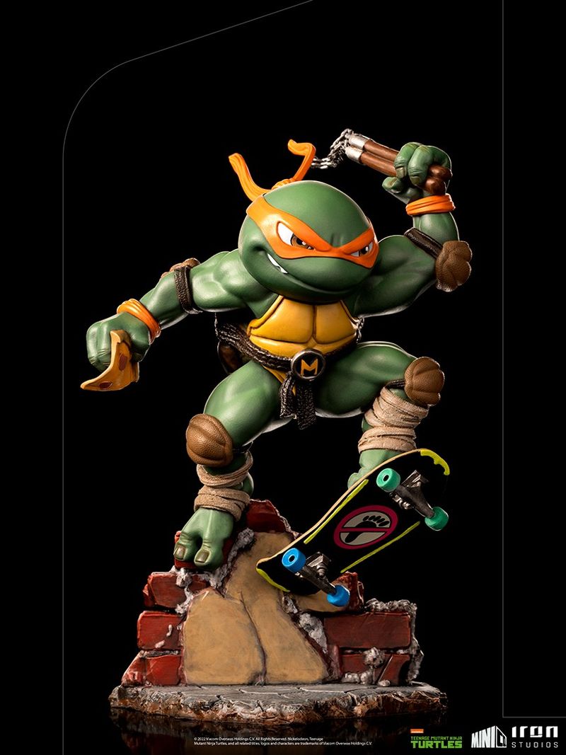 Les Tortues ninja figurine Mini Co. PVC Michelangelo Iron Studios TMNT   Teenage mutant ninja turtles, Ninja turtle figures, Mutant ninja turtles