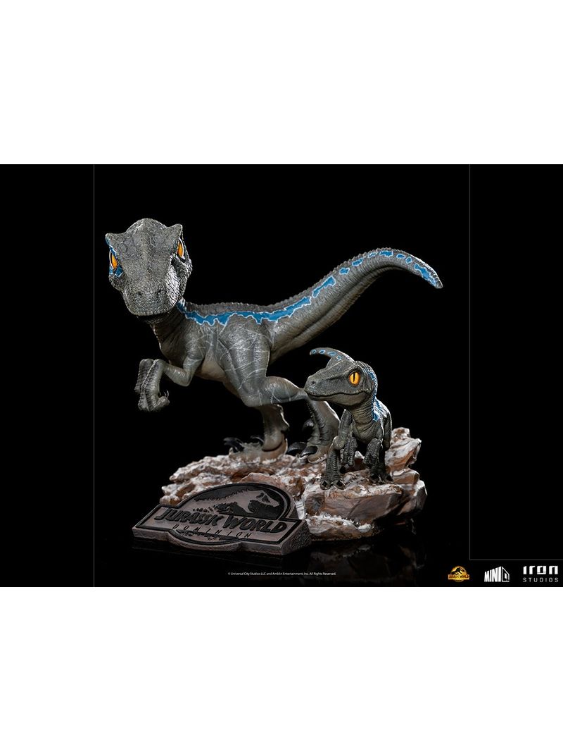 Iron Studios - Blue & Beta - Jurassic World Dominion 1/10 Deluxe Art Scale  - Figurine Collector EURL