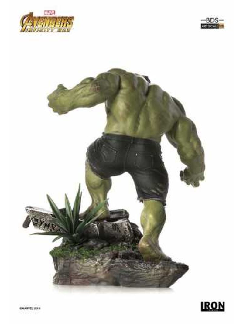 10" Large Avengers Infinity War The Hulk Action Statue Figure PVC Toys 