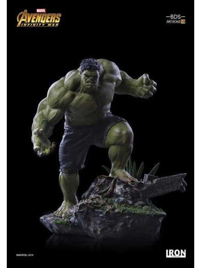 HULK STATUE 1/10 AVENGERS INFINTY WAR BDS ART SCALE IRON STUDIOS 25 CM -  Kingdom Figurine