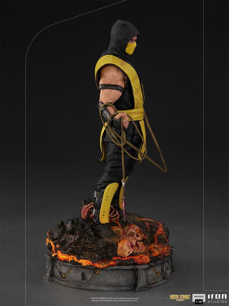 Estátua Scorpion - Mortal Kombat Art Scale 1/10 Iron Studios em