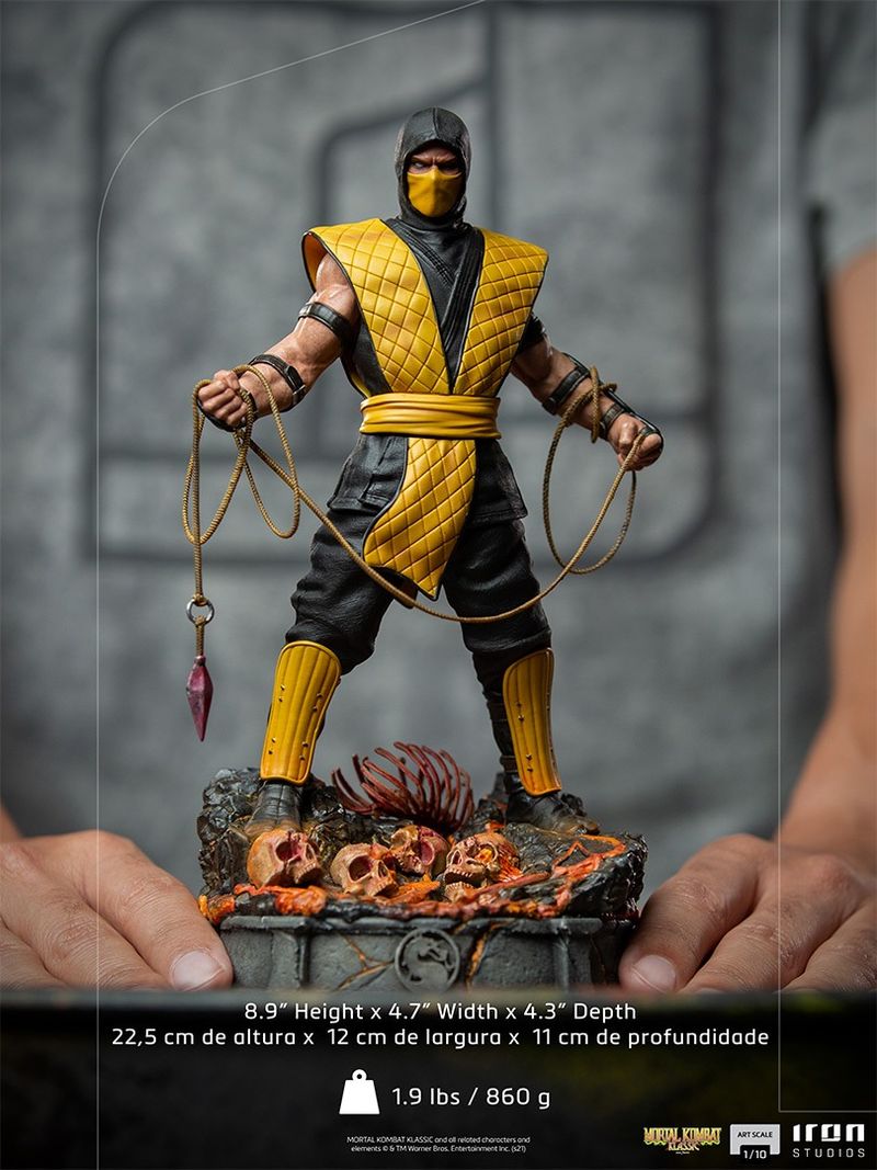 Mortal Kombat X Scorpion Life Size Statue