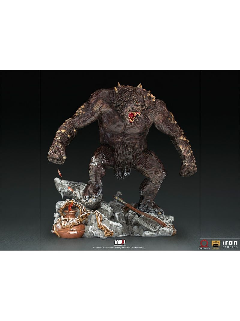 IRON STUDIOS GOD OF WAR OGRE BDS ART SCALE DELUXE 1/10 STATUA FIGURE