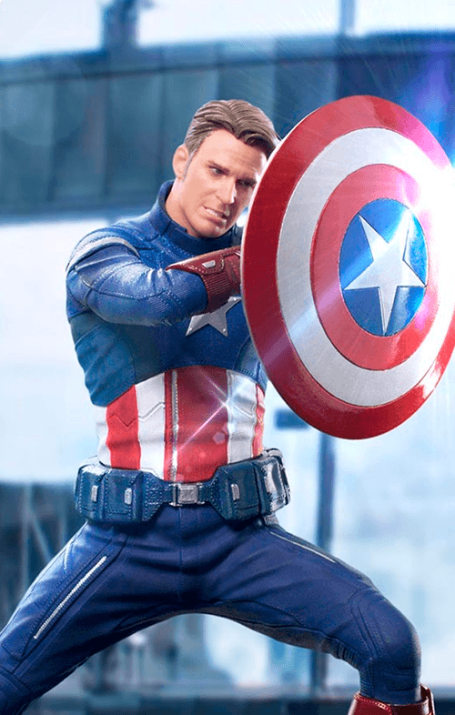 Statue Captain Amercia 2023 - Avengers: Endgame - Bds Art Scale 1/10 - Iron Studios