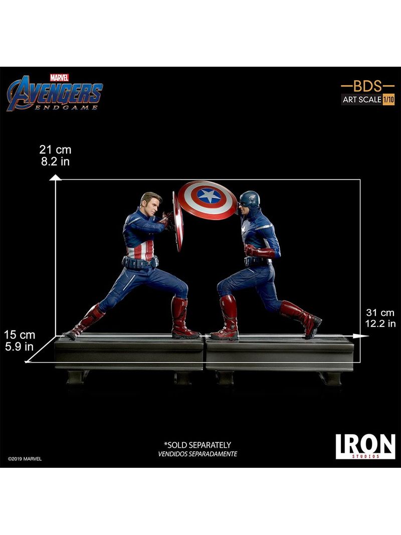 Iron Studios Endgame Captain America 2023-19c Avengers BDS Art Scale 1/10 