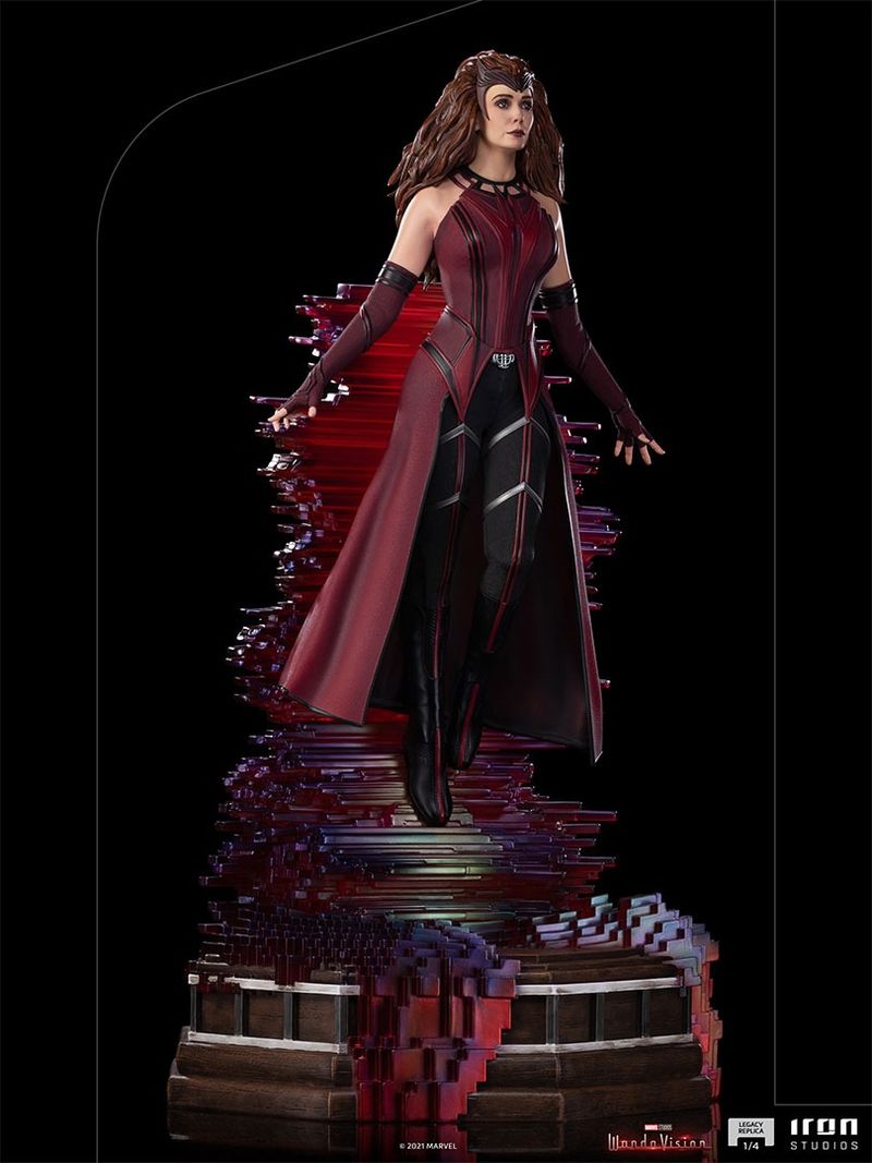 Scarlet Witch Explore to Darkhold with Iron Studios WandaVision Statue