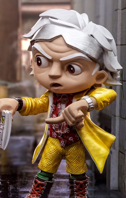 Statue Doctor Brown - Back to the Future - MiniCo - Iron Studios