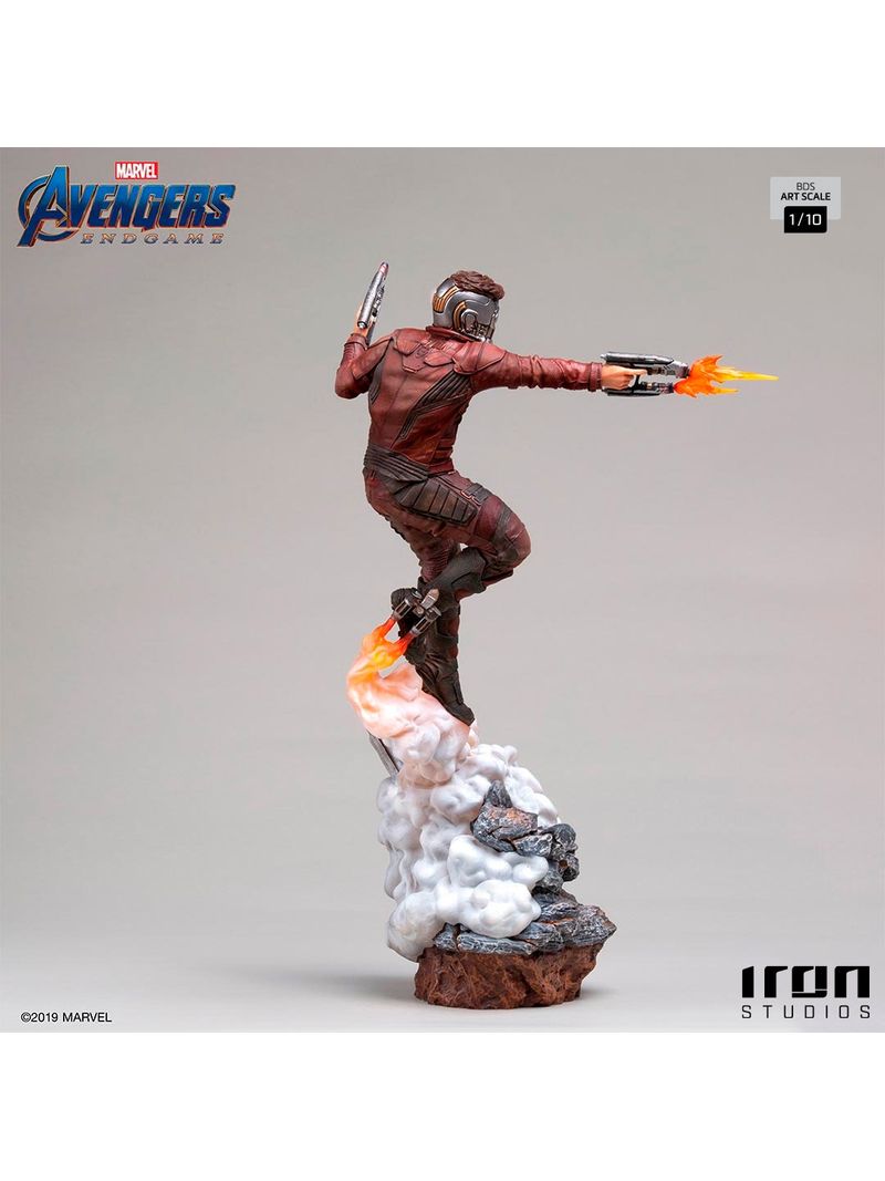  Iron Studios Avengers: Endgame, Star Lord, 31 cm Scale Statue  1/10 : Toys & Games