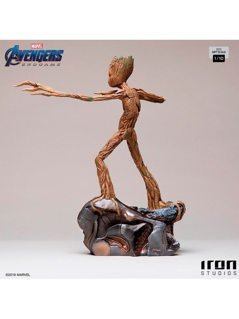 Figurine Groot, Avengers : Endgame, échelle BDS Art 1:10 (24 cm) – Iron  Studios Merchandise