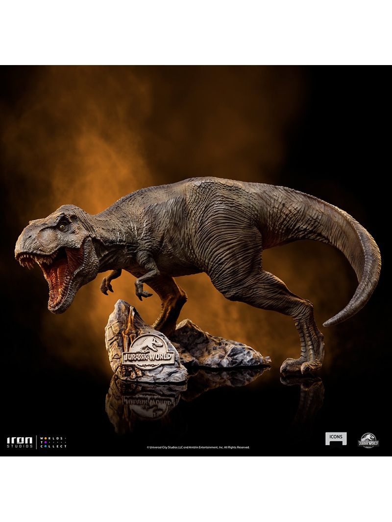 T-Rex Jurassic World Icons Statue by Iron Studios