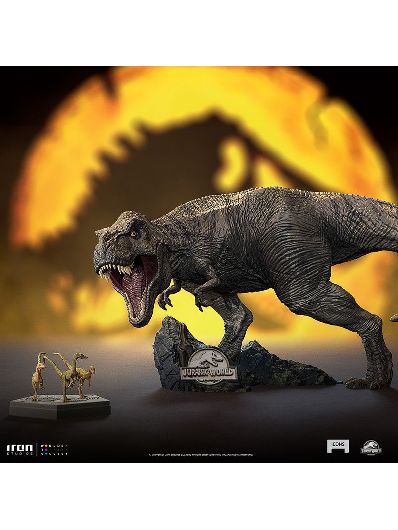 T-Rex Jurassic World Icons Statue by Iron Studios