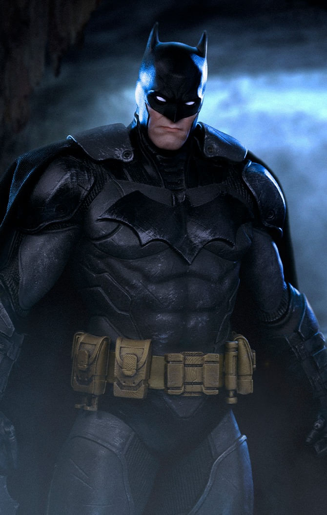 Iron Studios - DC Comics: Batman Unleashed Deluxe Art Scale 1:10 - Figurine  Collector EURL