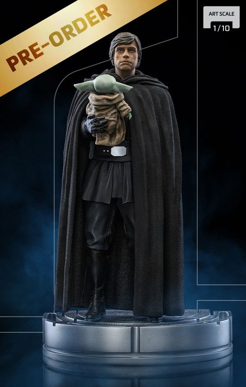 Pre-Order -  Statue Luke Skywalker and Grogu - The Mandalorian - Art Scale 1/10 - Iron Studios