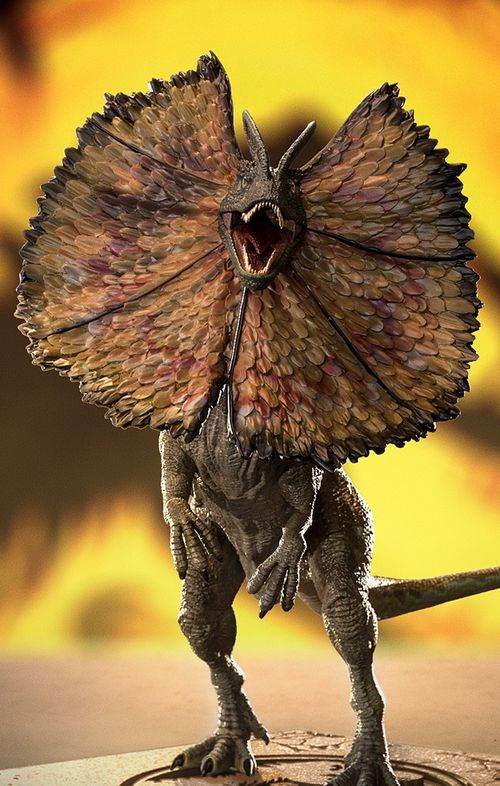 Statue Dilophosaurus -  Jurassic Park - Icons - Iron Studios