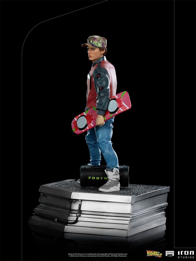 RETOUR VERS LE FUTUR III - Marty McFly - Statuete articulée 28cm :  : Figurine Hot Toys Retour vers le futur