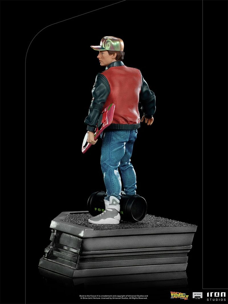 RETOUR VERS LE FUTUR - Marty on Hoverboard - Statuette ArtScale 22cm :  : Figurine Iron Studios Retour vers le futur