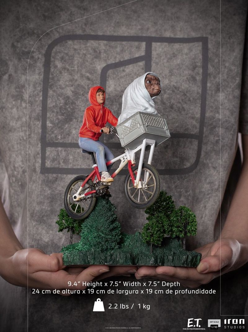 1/10 Scale E.T. & Elliot Art Scale Statue (E.T. - The Extra-Terrestrial),  e.t. 