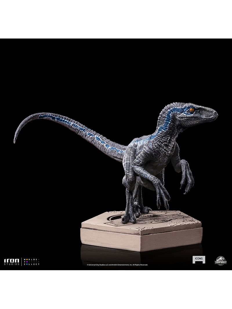 Figurine Iron Studios Velociraptor B Blue - Jurassic World