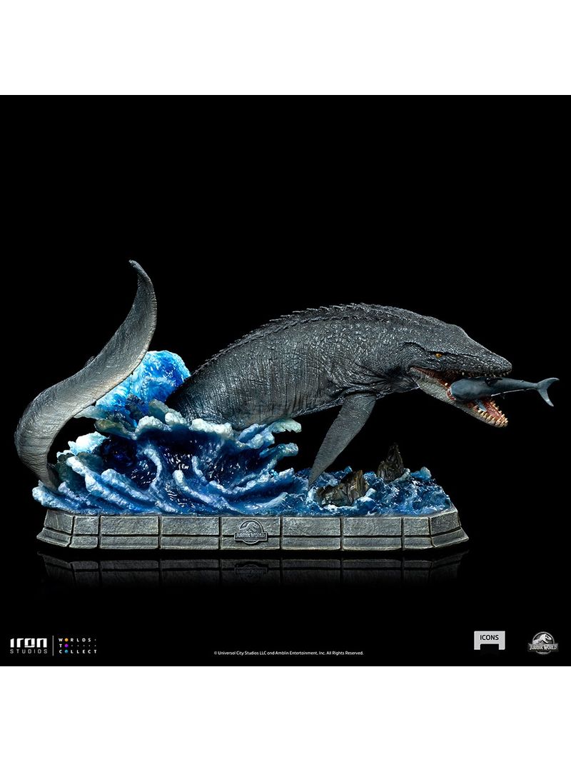 Jurassic World Mosasaurus Takes a Bite Out of Iron Studios