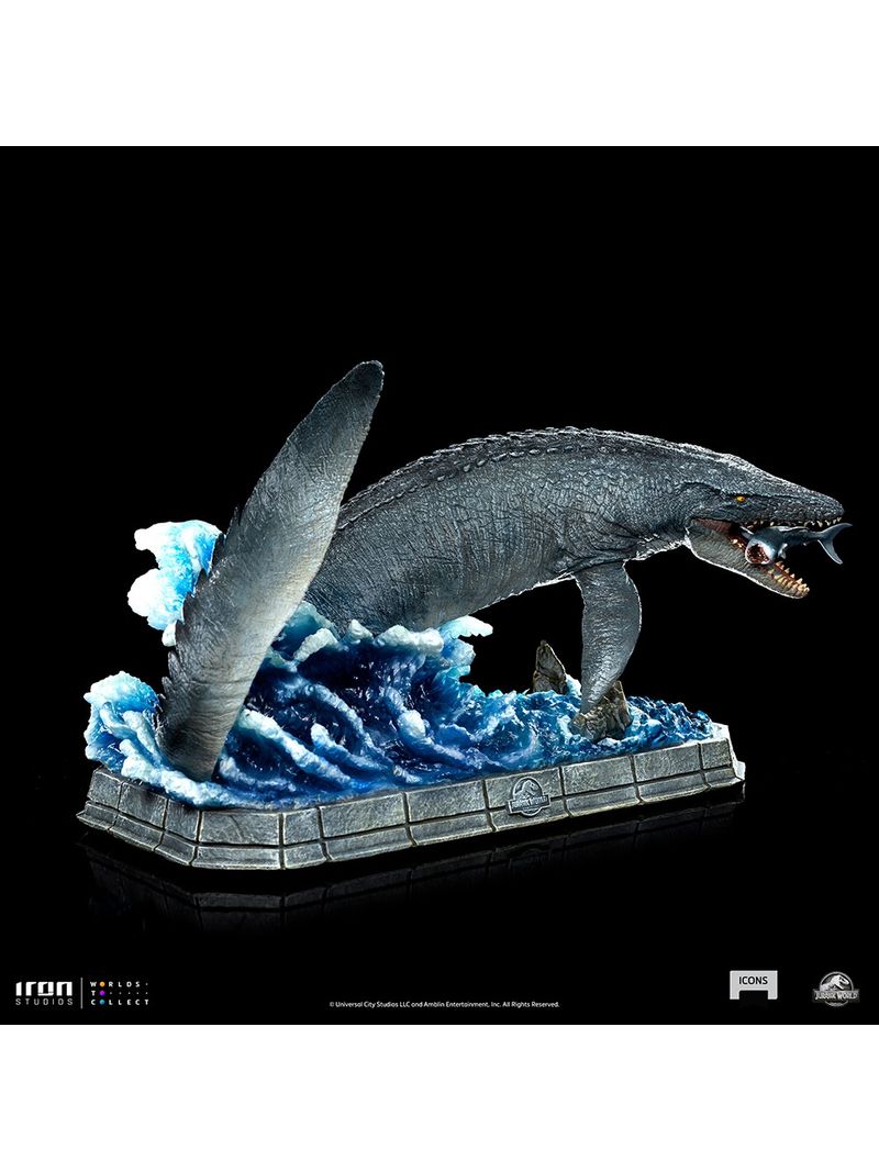 Jurassic World Mosasaurus Takes a Bite Out of Iron Studios