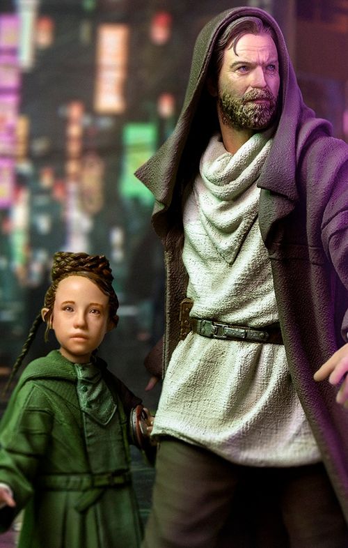 Statue Obi-Wan and Young Leia - Star Wars: Obi-Wan Kenobi - Art Scale 1/10 - Iron Studios