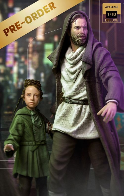 Pre-Order - Statue Obi-Wan and Young Leia - Star Wars: Obi-Wan Kenobi - Art Scale 1/10 - Iron Studios
