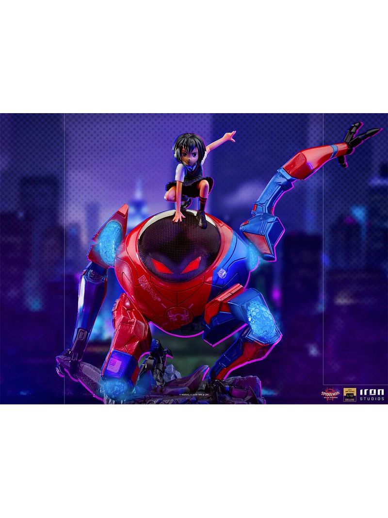Figurine Spiderman Sp / Dr et Peni Parker 24 cm Tire Projectile - DC -  Super Heros Serie Spider-man - Jouet Garcon - Nouveaute