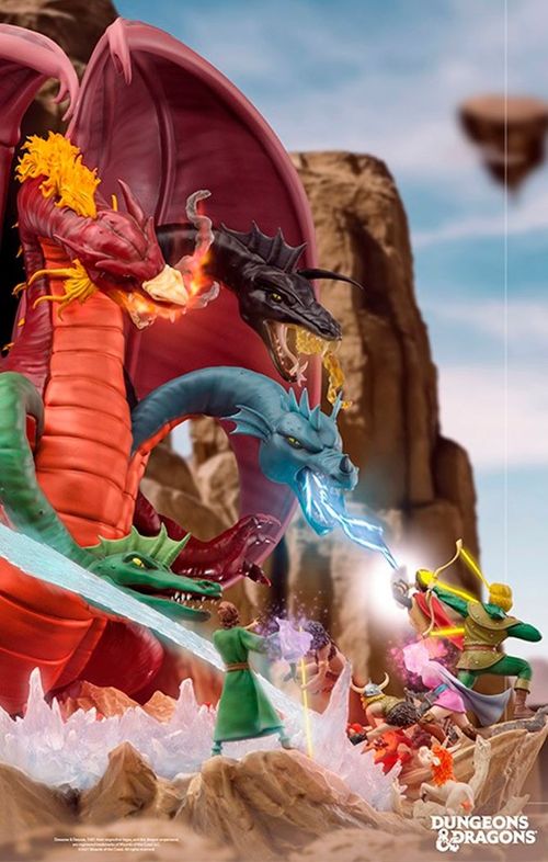 Statue Tiamat Battle - Dungeons And Dragons - Demi Art 1/20 - Iron Studios