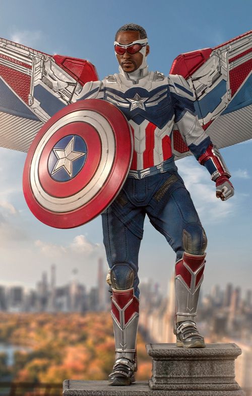 Statue Captain America Sam Wilson (Open Wings) - Falcon and the Winter Soldier - Legacy Replica 1/4 - Iron Studios