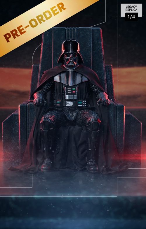 Pre-Order - Statue Darth Vader on Throne - Star Wars - Legacy Replica 1/4 - Iron Studios