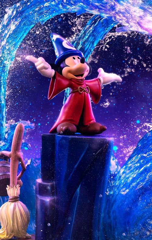 Statue Mickey Deluxe - Disney 100th - Fantasia - Art Scale 1/10 - Iron Studios