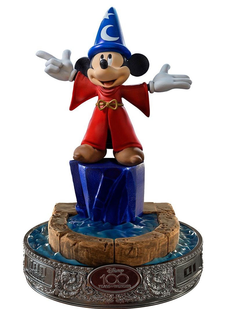 Disney 100 Years of Wonder Figurine Walt with Mickey Mouse Through