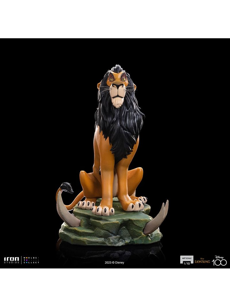 Figurine Art Scale 1/10 Scar Regular, Figurine Disney Le Roi Lion