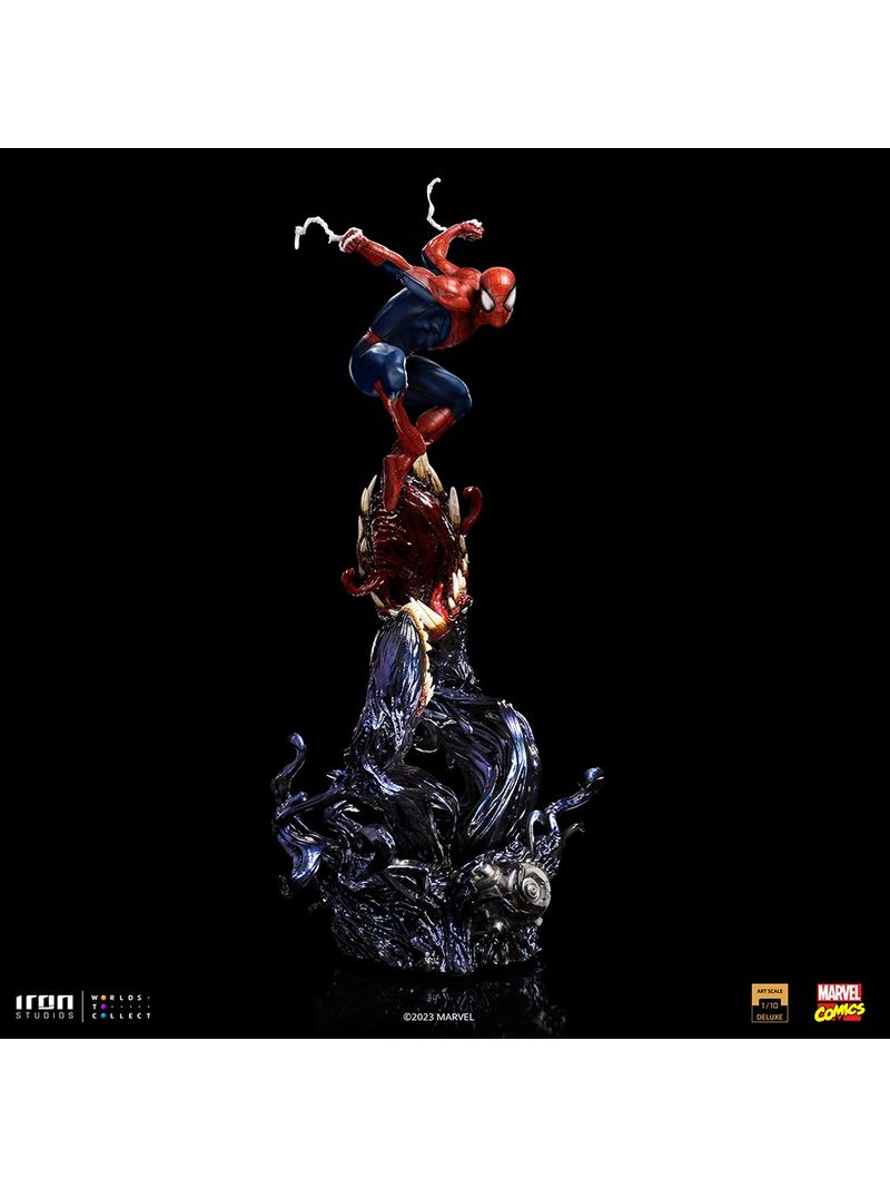 Spider-Man vs. Villains statue at Iron Studios - Iron Spider-Man vs. Villains statue at Iron Studios - Iron