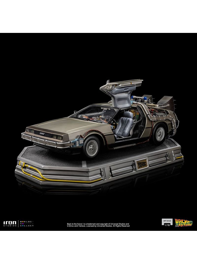 Statue Delorean Full Set Deluxe - Back To The Future II - Art Scale 1/10 -  Iron Studios - Iron Studios Official Store - Action figures, Collectibles