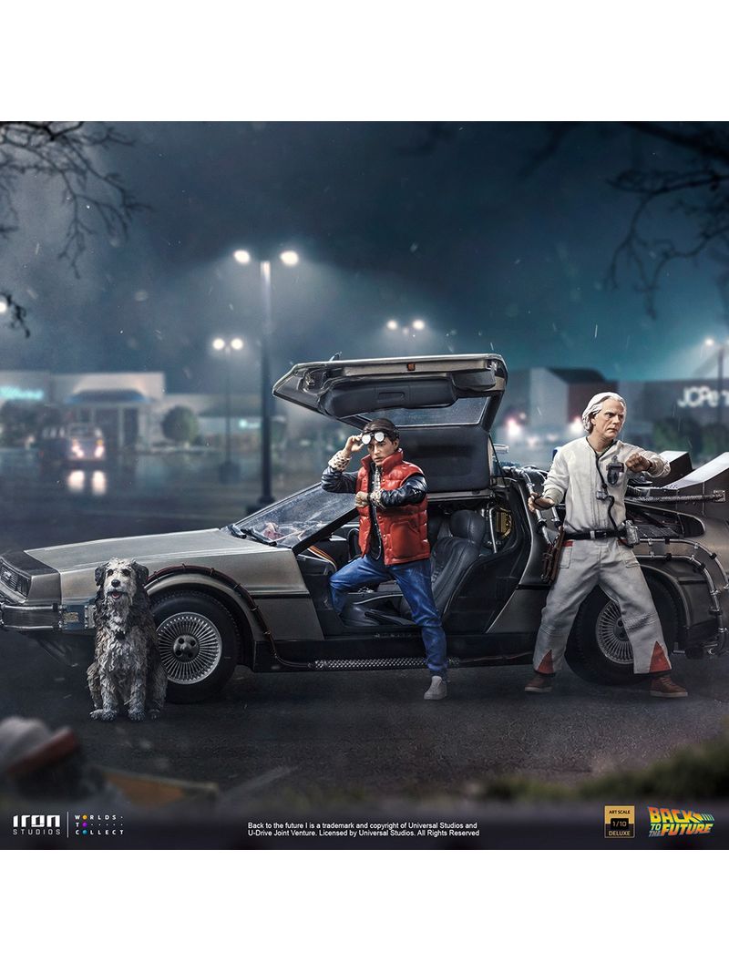 Voucher Pré Venda - Estátua DeLorean Full Set Deluxe- Back to the Future -  Art Scale 1/10 - Iron Studios - Iron Studios Online Store