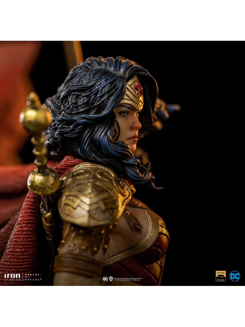 Figurine - IRON STUDIOS - Mini Co. Deluxe - DC Comics : Wonder Woman - PVC  - 13 cm - Cdiscount Jeux - Jouets