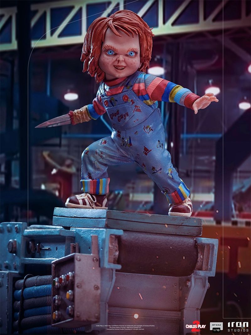 Estatua Chucky Muñeco Diabólico 2 Escala 1:10 Iron Studios
