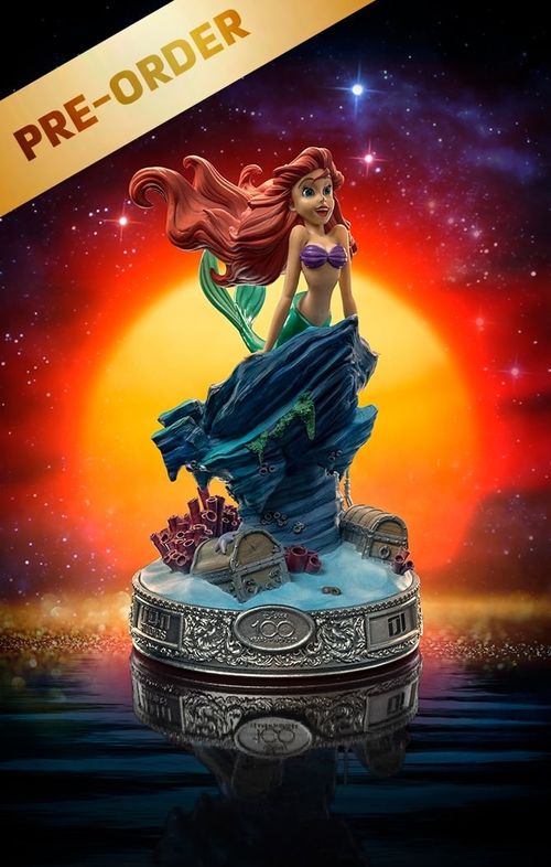 Pre-Order - Statue Little Mermaid 100 Years Ver - Disney 100th - Little Mermaid - Art Scale 1/10 - Iron Studios