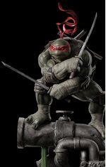 IRON STUDIOS: Tartarughe Ninja Mini Co. Pvc Figura Leonardo 12 Cm