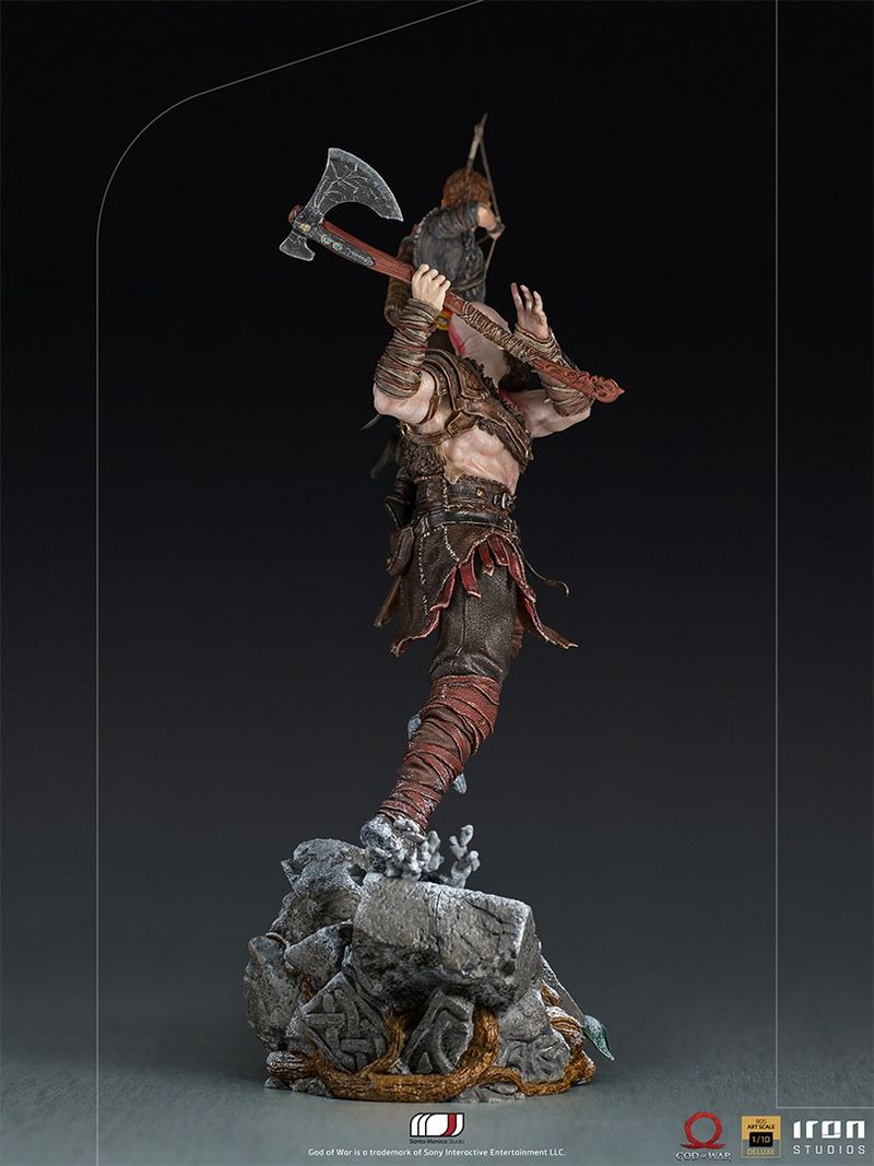 Kratos and Atreus Statue can be found at Iron Studios. - Iron Studios  Official