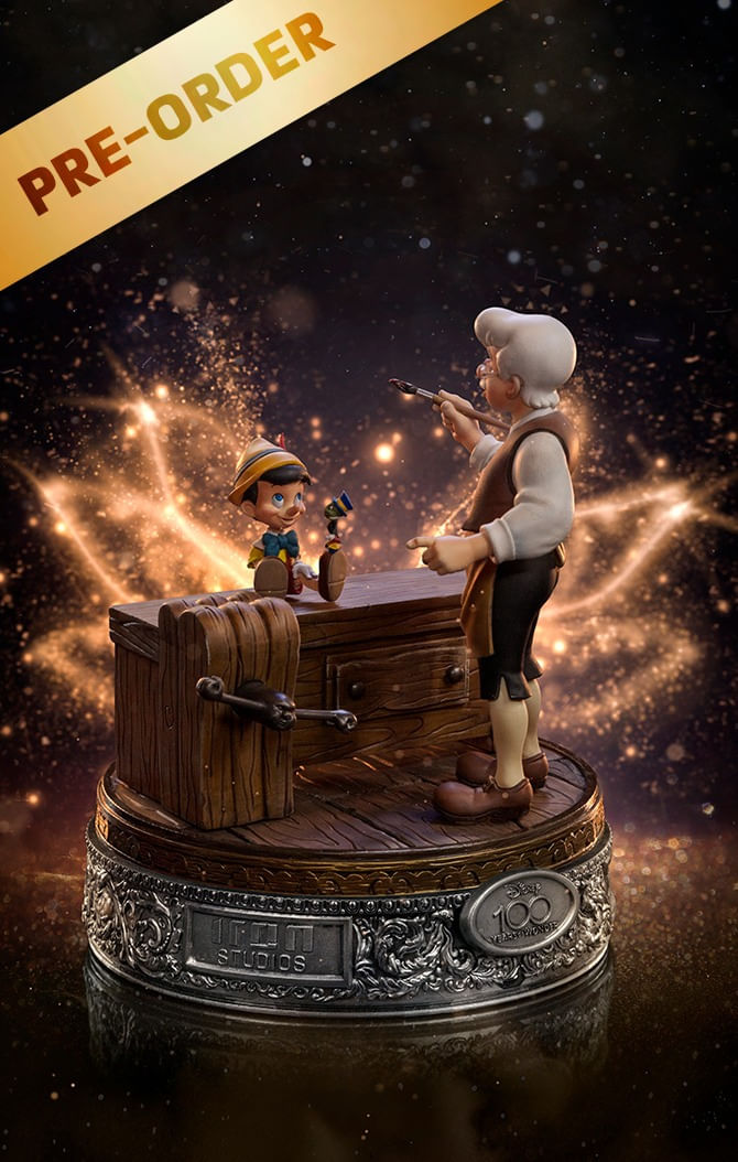 Figurine Iron Studios Pinocchio Deluxe - Disney