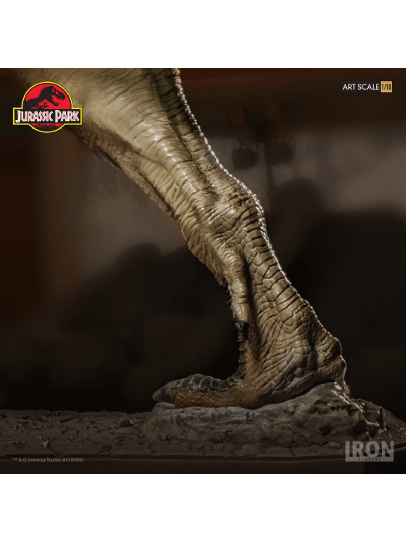 T-Rex and Donald Gennaro 1:10 Statue by Iron Studios