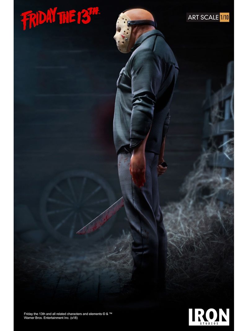 IRON STUDIOS 1/10 Friday the 13th Jason Deluxe Edition Action Figure IN  STOCK