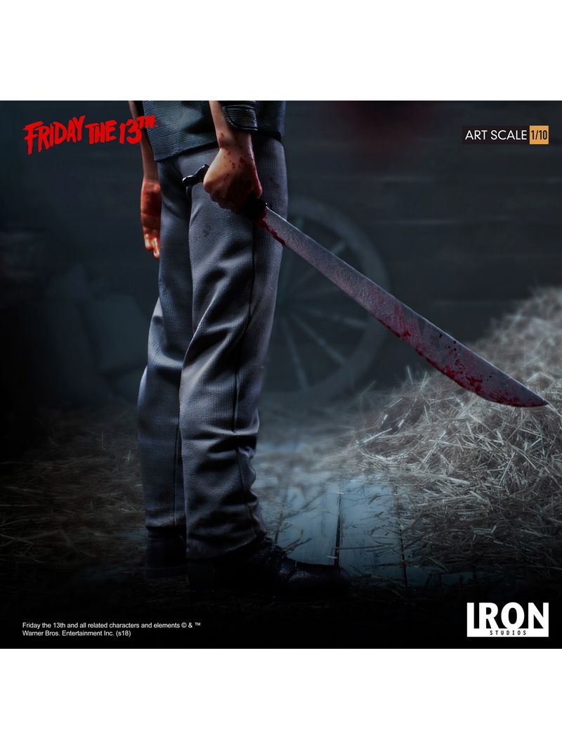 IRON STUDIOS 1/10 Friday the 13th Jason Deluxe Edition Action Figure IN  STOCK