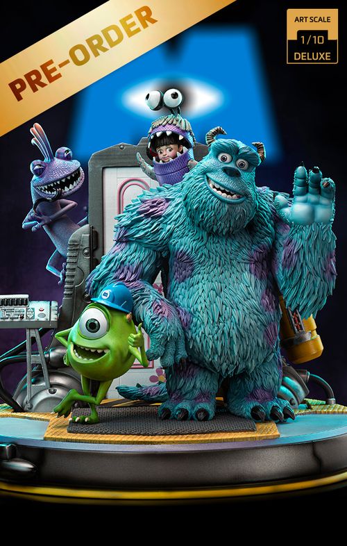 Pre-Order - Statue Monsters Inc. Diorama Deluxe - Disney 100TH - Monsters Inc - Art Scale 1/10 - Iron Studios