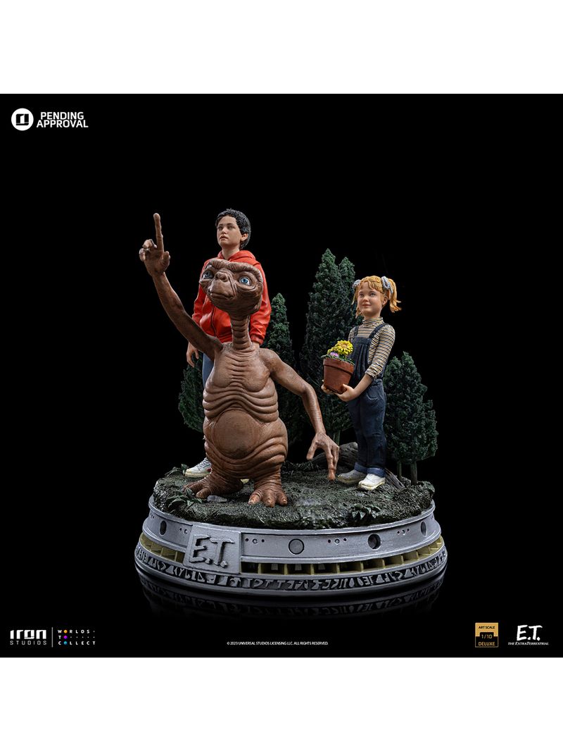 E.T. the Extra-Terrestrial, Elliot, and Gertie Limited Edition 1:10 Art  Scale Statue