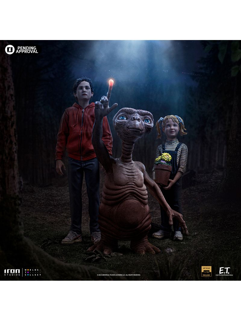 PRE-ORDER: Iron Studios ET the Extra-Terrestrial ET, Elliot, and Gertie  Deluxe Art Scale 1/10 Statue - collectorzown